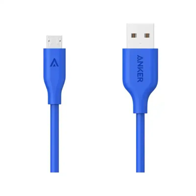 کابل انکر USB-A To MicroUSB آبی